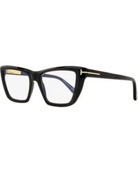 Tom Ford - Angular Cat-Eye Eyeglasses Tf6047B 001 54Mm Plastic (Acetate) Sunglasses - Lyst