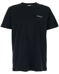 Off-White c/o Virgil Abloh - Crew-Necktshirt With Logo On Front And Back - Lyst