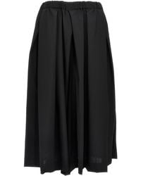 Comme des Garçons - Wool Midi Skirt - Lyst