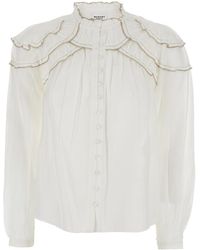 Isabel Marant - Blouse Christa Cotton Blend Blouses - Lyst