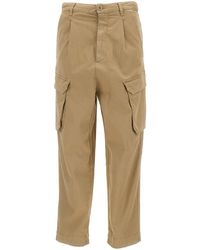 Semicouture - Sand-Colored Cargo Pants - Lyst