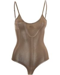 DIESEL - Sandy Imyny Sprayed Mylar Bodysuit - Lyst