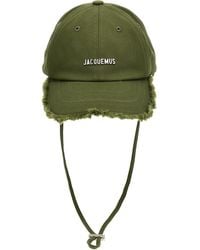Jacquemus - La Casquette Artichaut Logo-Plaque Cotton-Twill Cap - Lyst