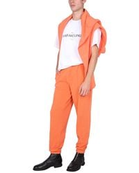 Helmut Lang - Knitted Jogging Pants Cotton Track - Lyst