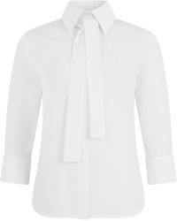 Elisabetta Franchi - Shirt Cotton Long-Sleeve - Lyst