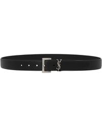 Saint Laurent - Cassandre Belt - Lyst