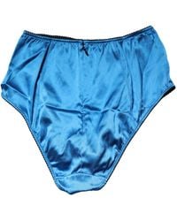 Dolce & Gabbana - Silk Blend High Waist Girdle Panty Underwear Elastane Clothing - Lyst