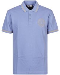 Versace - Short Sleeve Polo Shirt - Lyst