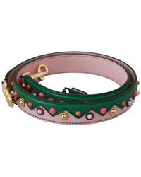 Dolce & Gabbana - Elegant Leather Shoulder Strap - Lyst