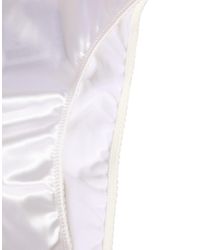 Dolce & Gabbana - Dolce & Gabbana Satin High-Waist Logo Brief - Lyst