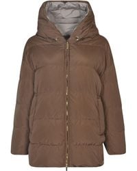 Max Mara - Reversible Quilted Nylon Down Jacket - Lyst