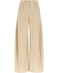 Brunello Cucinelli - Brunello Cucinelli Wide-Leg Corduroy Trousers - Lyst