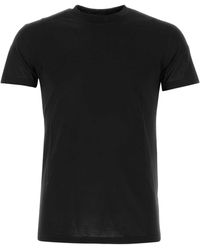 PT01 - Silk Blend T-Shirt - Lyst