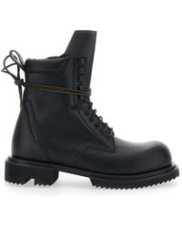 Rick Owens - Ankle Boots Gabe Leather - Lyst