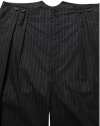 Dolce & Gabbana - Black Pinstripe Wool Men Dress Trouser Pants - Lyst