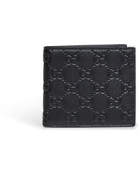 Gucci - Gg Emblem Bi-Fold Wallet - Lyst
