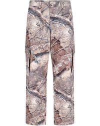 Represent - Cargo Trousers Real Tree Camo Cotton - Lyst