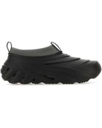 Crocs™ - Black Rubber Echo Storm Slip Ons - Lyst