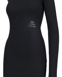 MM6 by Maison Martin Margiela - Asymmetric Maxi Dress - Lyst