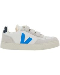 Veja - V-90 Low Top Sneakers Leather Trainers - Lyst