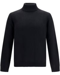 Roberto Collina - Turtleneck Wool Sweater Merino Ovis Aries - Lyst