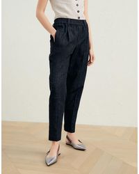 Brunello Cucinelli - Black Cotton Casual Pants - Lyst