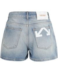 Off-White c/o Virgil Abloh - Doll Denim Shorts - Lyst