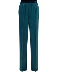 Tom Ford - Stretch Silk Satin Pants Silk; Elastane - Lyst