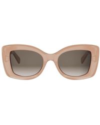 Celine - Cl40324U 3 Dots 72F Rosa Sunglasses - Lyst