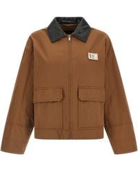 Max Mara - Cotton Full-Length Jacket Clothing - Lyst