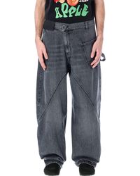 JW Anderson - Twisted Workwear Denim Pants - Lyst