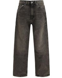 Our Legacy - Black Cotton Relaxed Fit Jeans - Lyst