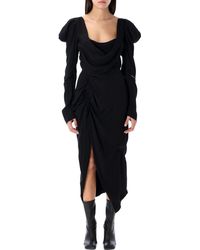 Vivienne Westwood - Long Sleeves Panther Dress - Lyst