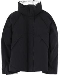 Laminar - Crinkle Metallic Jacket Polyester Trench & Raincoats - Lyst