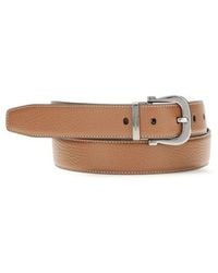 Ferragamo - Brown Calf Leather Bos Taurus Regular Belt - Lyst
