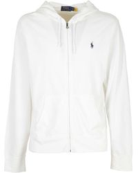 Polo Ralph Lauren - Pony Embroidered Zipped Drawstring Hoodie - Lyst