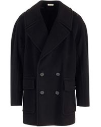 Alexander McQueen - Wool And Cashmere Peacoat - Lyst