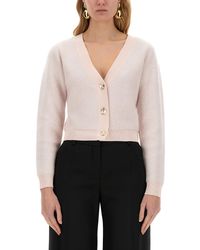 Nina Ricci - Mohair Cardigan - Lyst