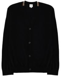 Paul Smith - Signature Stripe Merino Wool Carigan Jumpers - Lyst