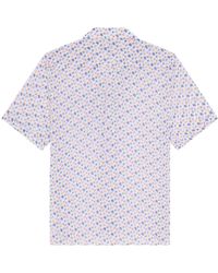 Vilebrequin - Micro Ronde Des Tortues Cotton Voile Bowling Shirt With Turtle Print - Lyst