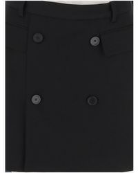 Balenciaga - Wool And Viscose Skirt - Lyst