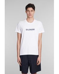 Aspesi - Silenzio T-shirt In White Cotton - Lyst