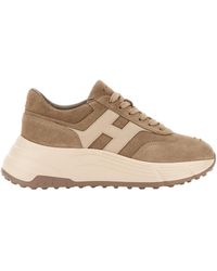 Hogan - Hi-Fi Suede Leather Sneakers - Lyst