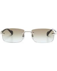 Gucci - Gucci Eyewear Gg1221S008 Rimless Metal Sunglasses - Lyst