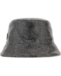 Prada - Embellished Fabric Bucket Hat - Lyst