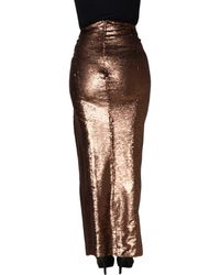 Dolce & Gabbana - Embellished Sequinned Maxi Skirt Polyester Elastodiene - Lyst