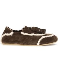 Fratelli Rossetti - Suede Slip-On Loafers With Tassel - Lyst