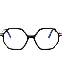 Tom Ford - Nero Lucido Acetate Optical Glasses - Lyst