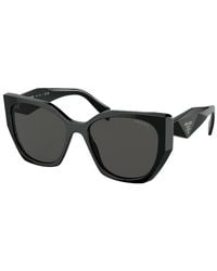 Prada - Sunglasses Square Full Rim, Frame And Dark Lens Pr19Zs1Ab5S0 - Lyst