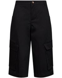 Blanca Vita - Bermuda Cargo Shorts Basco Cotton - Lyst